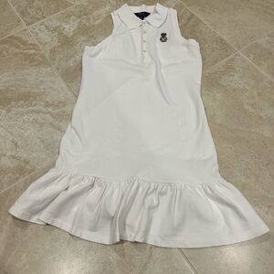 Polo Ralph Lauren WhiteSleeveless Kids Dress